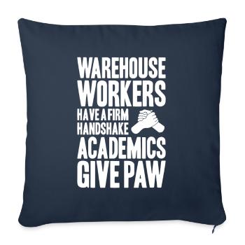 Warehouse Logistics Specialist Warehouse Worker Warehouse - Sofa pillowcase 17,3'' x 17,3'' (45 x 45 cm) - navy - Front