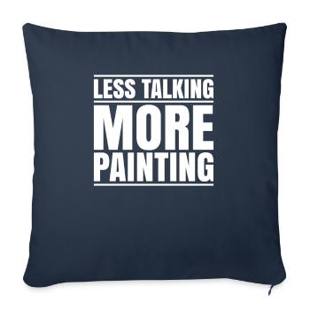 Peintre de véhicules Peintre automobile - Housse de coussin décorative 45 x 45 cm - bleu marine - Devant