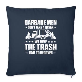 Fachkraft für Kreislauf- und Abfallwirtschaft - Sofakissenbezug 45 x 45 cm - Navy - Vorne