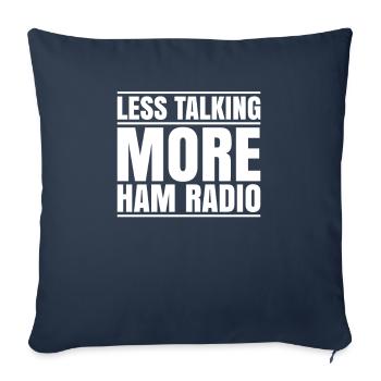 Amateurfunker Amateurfunk Radio Ham Amateur Radio - Sofa pillowcase 17,3'' x 17,3'' (45 x 45 cm) - navy - Front