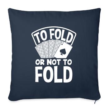 Poker Player Poker Player Poker Gift - Sofa pillowcase 17,3'' x 17,3'' (45 x 45 cm) - navy - Front