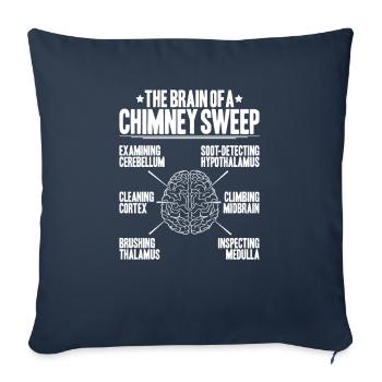 Schornsteinfeger Kaminkehrer Chimney Sweep - Sofa pillowcase 17,3'' x 17,3'' (45 x 45 cm) - navy - Front