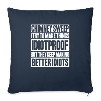 Schornsteinfeger Kaminkehrer Chimney Sweep - Sofa pillowcase 17,3'' x 17,3'' (45 x 45 cm) - navy - Front