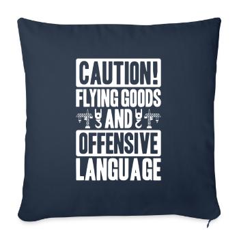 Kranführer Kranfahrer Kran Crane Operator - Sofa pillowcase 17,3'' x 17,3'' (45 x 45 cm) - navy - Front
