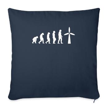 Service Technician Wind Turbines Wind Energy - Sofa pillowcase 17,3'' x 17,3'' (45 x 45 cm) - navy - Front