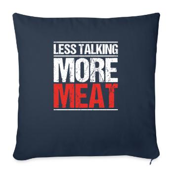 Carnivore Diät Carnivore Ernährung Carnivore Diet - Housse de coussin décorative 45 x 45 cm - bleu marine - Devant