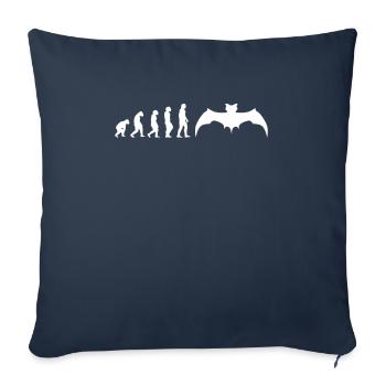 Fledermaus Fledermäuse Bat Bats Fledertier - Sofakissenbezug 45 x 45 cm - Navy - Vorne
