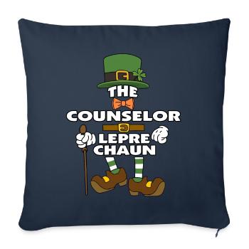 The Counselor Leprechaun St Patrick's Day - Sofakissenbezug 45 x 45 cm - Navy - Vorne