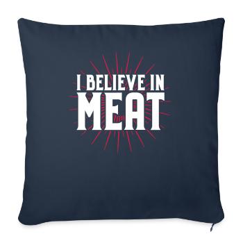 Carnivore Diät Carnivore Ernährung Carnivore Diet - Sofa pillowcase 17,3'' x 17,3'' (45 x 45 cm) - navy - Front