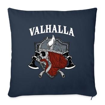 Valhalla I Viking Warrior - Sofa pillowcase 17,3'' x 17,3'' (45 x 45 cm) - navy - Front