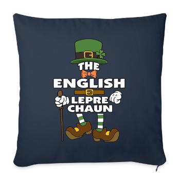 The English Leprechaun St Patrick's Day - Sofakissenbezug 45 x 45 cm - Navy - Vorne