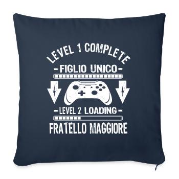 Fratello Maggiore Loading Figlio Unico Complete - Sofakissenbezug 45 x 45 cm - Navy - Vorne