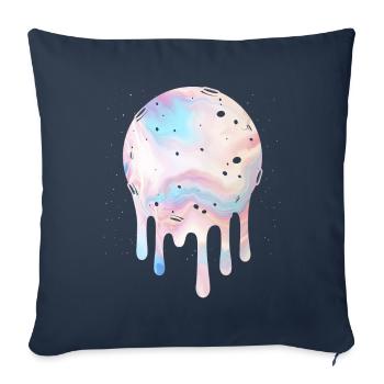 Moon Kawaii Witch Pastel Goth - Sofa pillowcase 17,3'' x 17,3'' (45 x 45 cm) - navy - Front