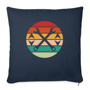 Elevator Fitter Elevator Mechanic Elevator Mechanic - Sofa pillowcase 17,3'' x 17,3'' (45 x 45 cm) - navy - Front