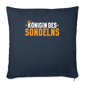Sondengänger Sondler Metalldetektor Detectorist - Sofakissenbezug 45 x 45 cm - Navy - Vorne