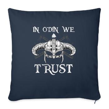 Son Of Odin Valhalla I Viking Mythology - Sofa pillowcase 17,3'' x 17,3'' (45 x 45 cm) - navy - Front