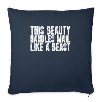 front 67871608382146343 - Sofa pillowcase 17,3'' x 17,3'' (45 x 45 cm) - navy - Front