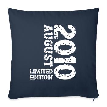 2010 août édition limitée 13e anniversaire tenue - Housse de coussin décorative 45 x 45 cm - bleu marine - Devant