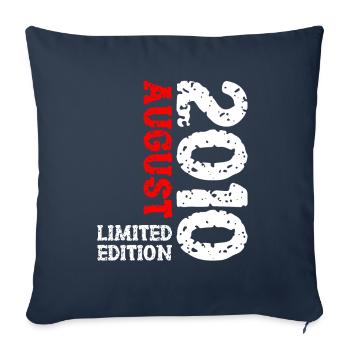 2010 août édition limitée 13e anniversaire tenue - Housse de coussin décorative 45 x 45 cm - bleu marine - Devant