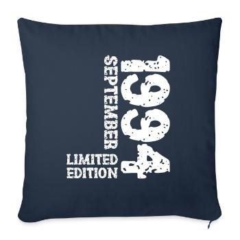 1994 September Limited Edition 29th Birthday Deco - Sofa pillowcase 17,3'' x 17,3'' (45 x 45 cm) - navy - Front