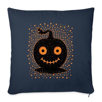 Niedlicher Black Jack o Laterne Kürbis, Halloween, - Sofakissenbezug 45 x 45 cm - Navy - Vorne