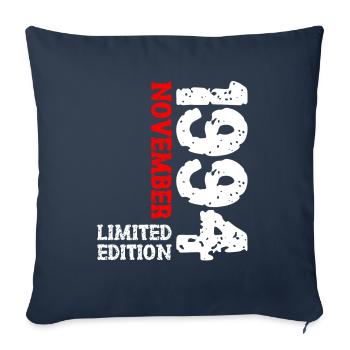 1994 November Limited Edition 29th Birthday Decoration - Sofa pillowcase 17,3'' x 17,3'' (45 x 45 cm) - navy - Front