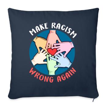 Woman Rights 6 - Sofa pillowcase 17,3'' x 17,3'' (45 x 45 cm) - navy - Front
