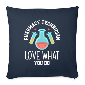 Apothecary Apothecary Apothecary Pharmacy Gift - Sofa pillowcase 17,3'' x 17,3'' (45 x 45 cm) - navy - Front