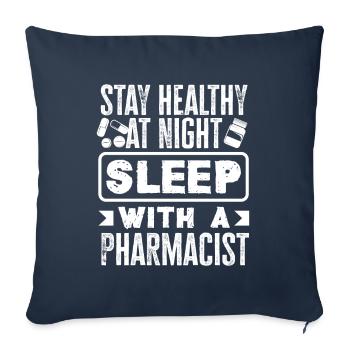 Apothecary Apothecary Apothecary Pharmacy Gift - Sofa pillowcase 17,3'' x 17,3'' (45 x 45 cm) - navy - Front