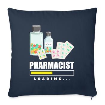 Apothecary Apothecary Apothecary Pharmacy Gift - Sofa pillowcase 17,3'' x 17,3'' (45 x 45 cm) - navy - Front