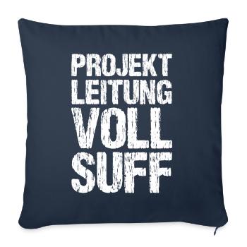 Bière Booze Chemise Femmes Hommes Célébrer Partenaire Look - Housse de coussin décorative 45 x 45 cm - bleu marine - Devant