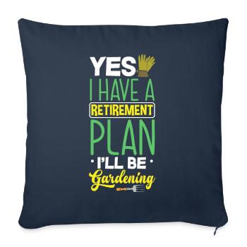 Gardener, Gardener, Gardener, Hobby Gardener, Plants - Sofa pillowcase 17,3'' x 17,3'' (45 x 45 cm) - navy - Front