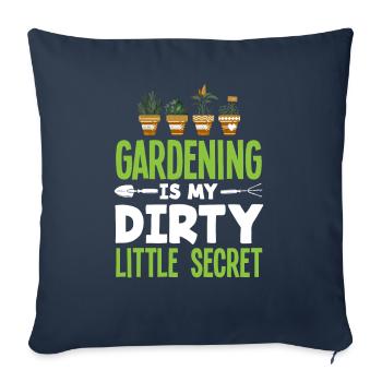 Gardener, Gardener, Gardener, Hobby Gardener, Plants - Sofa pillowcase 17,3'' x 17,3'' (45 x 45 cm) - navy - Front