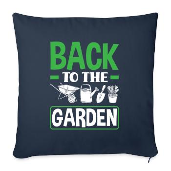 Gardener, Gardener, Gardener, Hobby Gardener, Plants - Sofa pillowcase 17,3'' x 17,3'' (45 x 45 cm) - navy - Front