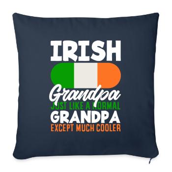 Funny Irishman Ireland Gift - Sofa pillowcase 17,3'' x 17,3'' (45 x 45 cm) - navy - Front