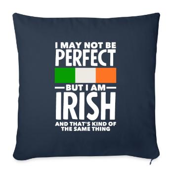 Funny Irishman Ireland Gift - Sofa pillowcase 17,3'' x 17,3'' (45 x 45 cm) - navy - Front