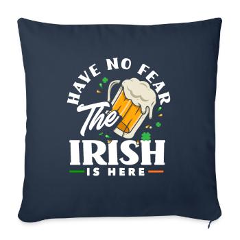 Funny Irishman Ireland Gift - Sofa pillowcase 17,3'' x 17,3'' (45 x 45 cm) - navy - Front