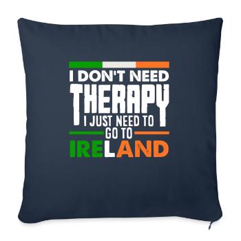 Funny Irishman Ireland Gift - Sofa pillowcase 17,3'' x 17,3'' (45 x 45 cm) - navy - Front
