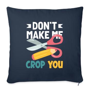 Memory Book, Scrapbook, Scrapbook, Scrapbook, Scrapbook - Sofa pillowcase 17,3'' x 17,3'' (45 x 45 cm) - navy - Front