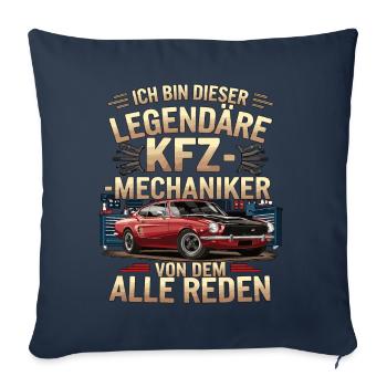 Je suis ce mécanicien automobile légendaire - Housse de coussin décorative 45 x 45 cm - bleu marine - Devant