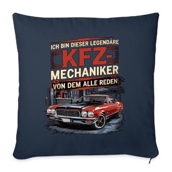 Je suis ce mécanicien automobile légendaire - Housse de coussin décorative 45 x 45 cm - bleu marine - Devant