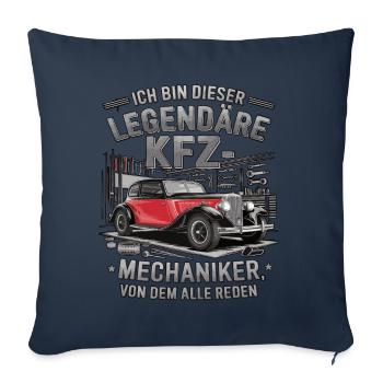 Je suis ce mécanicien automobile légendaire - Housse de coussin décorative 45 x 45 cm - bleu marine - Devant