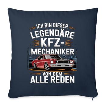 Je suis ce mécanicien automobile légendaire - Housse de coussin décorative 45 x 45 cm - bleu marine - Devant