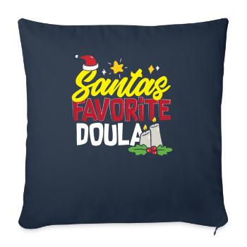 Doula Gift Doula Doulas - Sofa pillowcase 17,3'' x 17,3'' (45 x 45 cm) - navy - Front