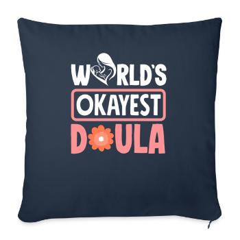 Doula Gift Doula Doulas - Sofa pillowcase 17,3'' x 17,3'' (45 x 45 cm) - navy - Front