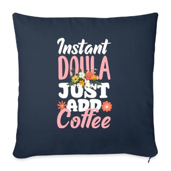 Doula Gift Doula Doulas - Sofa pillowcase 17,3'' x 17,3'' (45 x 45 cm) - navy - Front
