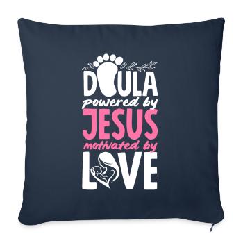 Doula Gift Doula Doulas - Sofa pillowcase 17,3'' x 17,3'' (45 x 45 cm) - navy - Front