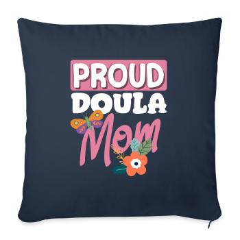 Doula Gift Doula Doulas - Sofa pillowcase 17,3'' x 17,3'' (45 x 45 cm) - navy - Front