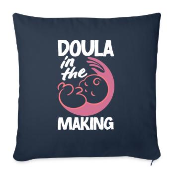Doula Gift Doula Doulas - Sofa pillowcase 17,3'' x 17,3'' (45 x 45 cm) - navy - Front