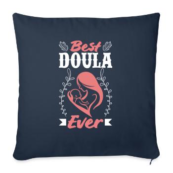 Doula Gift Doula Doulas - Sofa pillowcase 17,3'' x 17,3'' (45 x 45 cm) - navy - Front